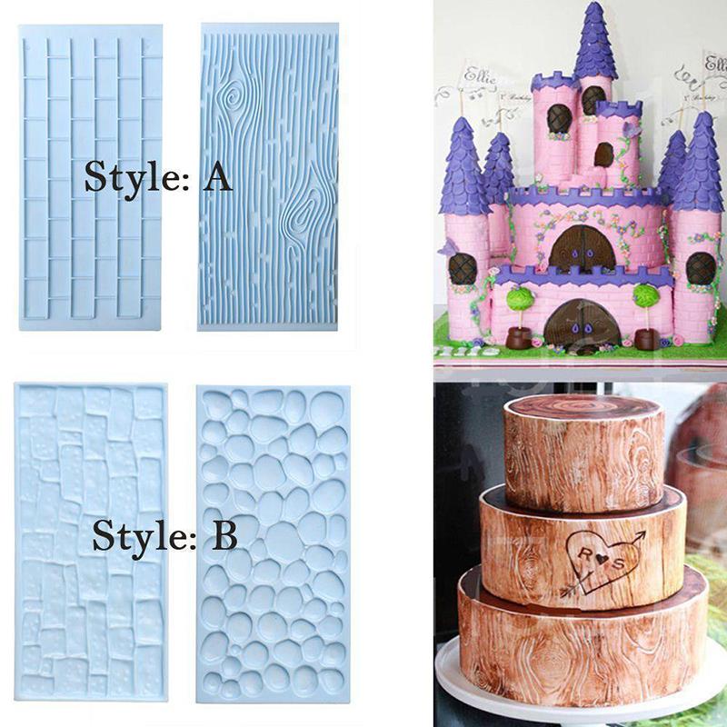 1 Set Blue 3D Plastic Chocolate Cake Fondant Baking Mold for Sugarcraft Decor
