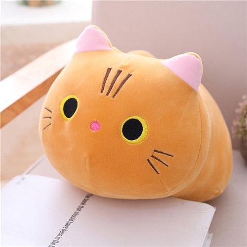25 - 100cm Adorable Soft Cat Plush Pillow, Ideal Gift for Kids and Girls