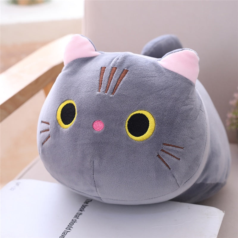 25 - 100cm Adorable Soft Cat Plush Pillow, Ideal Gift for Kids and Girls
