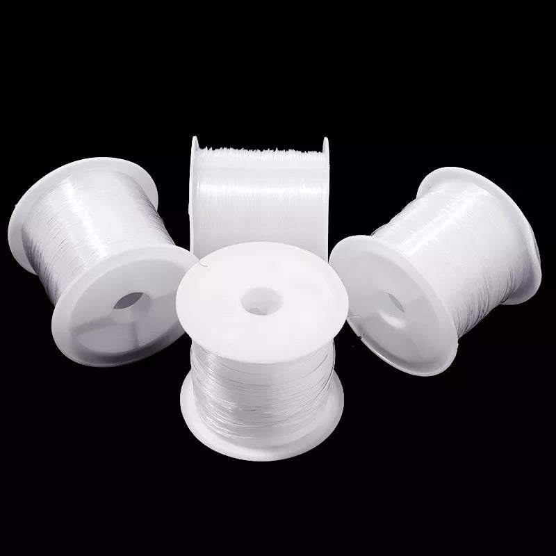 Single Piece of 0.2 - 1mm Clear Non - Stretch Nylon Fishing Line for Beads, Ideal Wire String for Jewelry Making Supplies - Wholesale Available