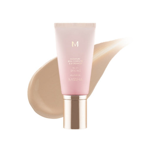 MISSHA M Signature Real Complete Advanced BB Cream EX for Radiant Skin, 45g with 2 Color Options
