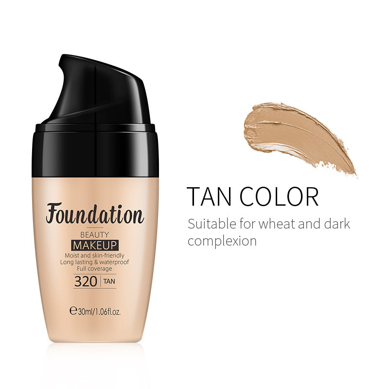 Natural - Looking Moisturizing Liquid Concealer Makeup Foundation for General Skin