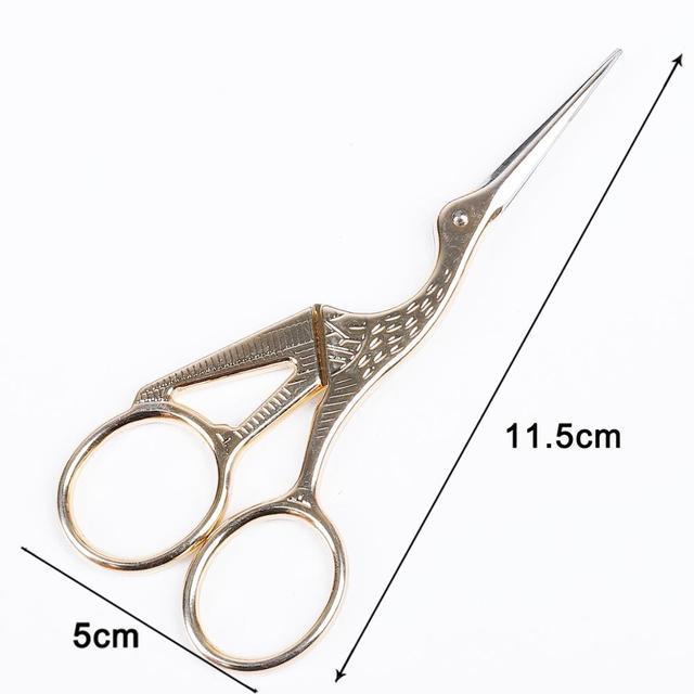 Single Piece of Vibrantly Colored Stainless Steel Vintage-style Scissors for European Classic Craft, Knitting, Sewing, and DIY Jewelry Making - Brand New