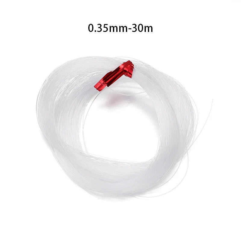Single Piece of 0.2 - 1mm Clear Non - Stretch Nylon Fishing Line for Beads, Ideal Wire String for Jewelry Making Supplies - Wholesale Available