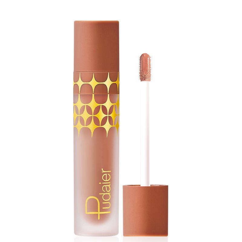 24 - Color Non - stick Matte Shimmer Lip Lacquer with Matte Surface