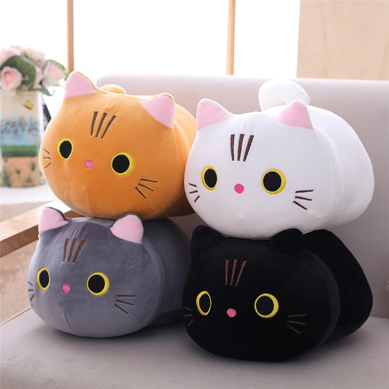 25 - 100cm Adorable Soft Cat Plush Pillow, Ideal Gift for Kids and Girls