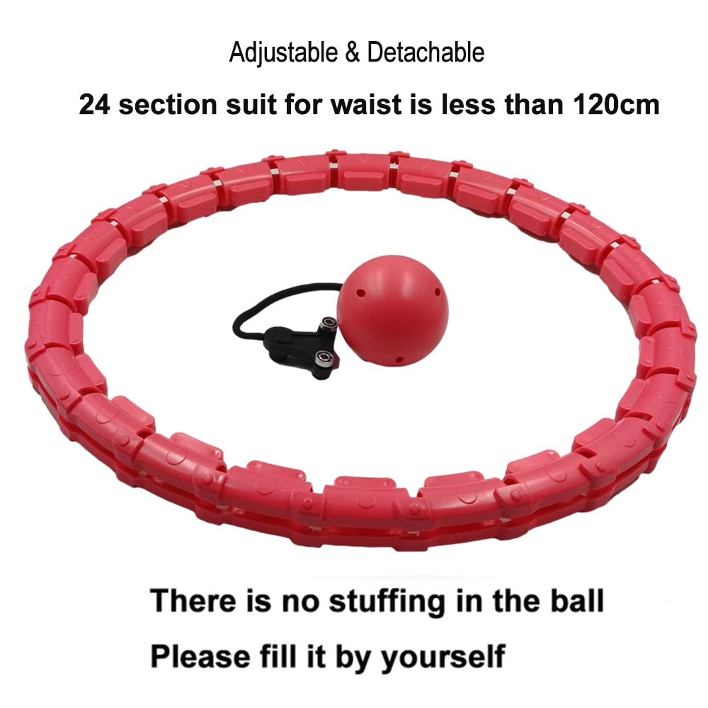 24 - Section Detachable ABS Sport Hoop for Abdominal Workout and Weight Loss
