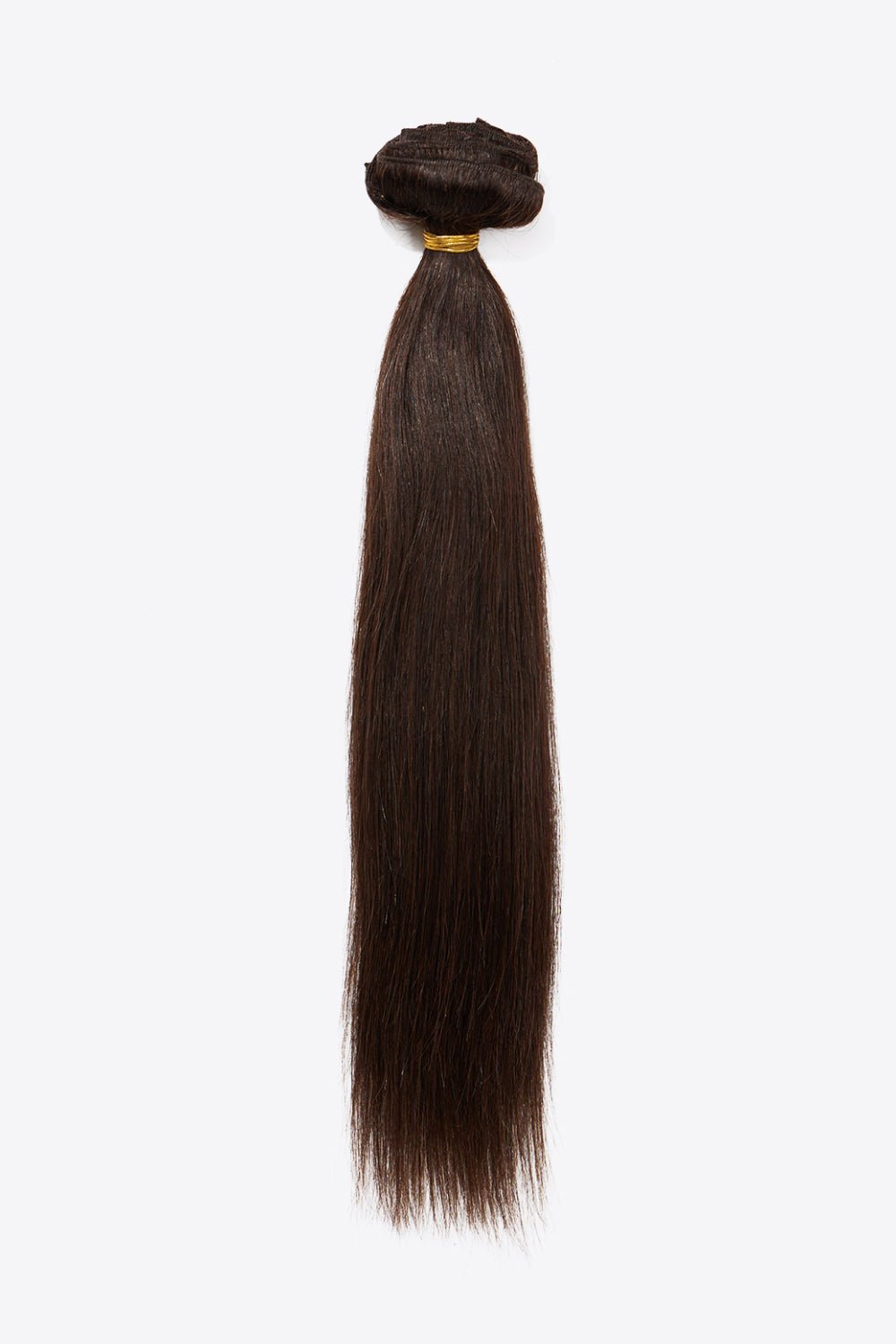 18-inch 200g #2 Natural Clip-in Brazilian Virgin Human Hair Extensions