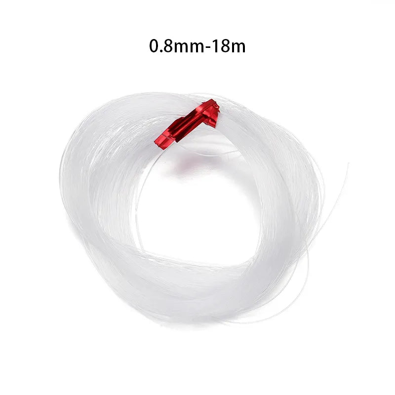 Single Piece of 0.2 - 1mm Clear Non - Stretch Nylon Fishing Line for Beads, Ideal Wire String for Jewelry Making Supplies - Wholesale Available
