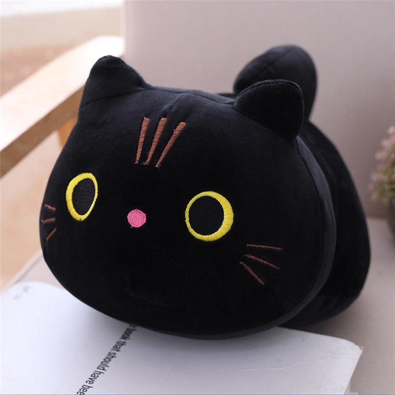 25 - 100cm Adorable Soft Cat Plush Pillow, Ideal Gift for Kids and Girls