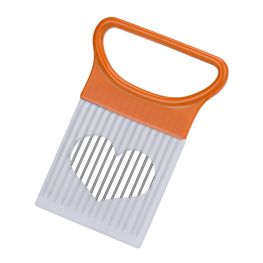 2019 Newly Launched Kitchen Essential: Safe Fork-style Onion, Tomato and Vegetable Slicing and Cutting Tool
