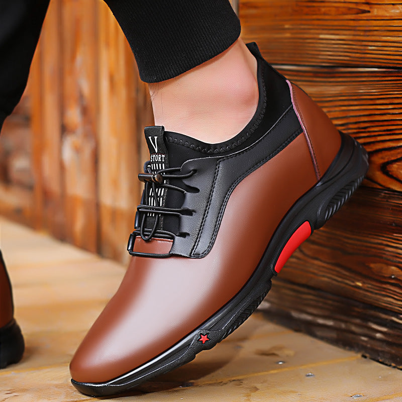 Men's Breathable and Versatile Leather Sport Casual Shoes