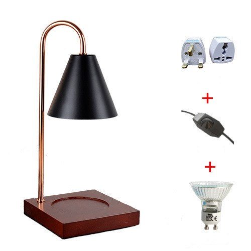 Aromatherapy Dimmable Bedside Table Lamp for Bedroom, Hot Melt Wax Candle Fragrance
