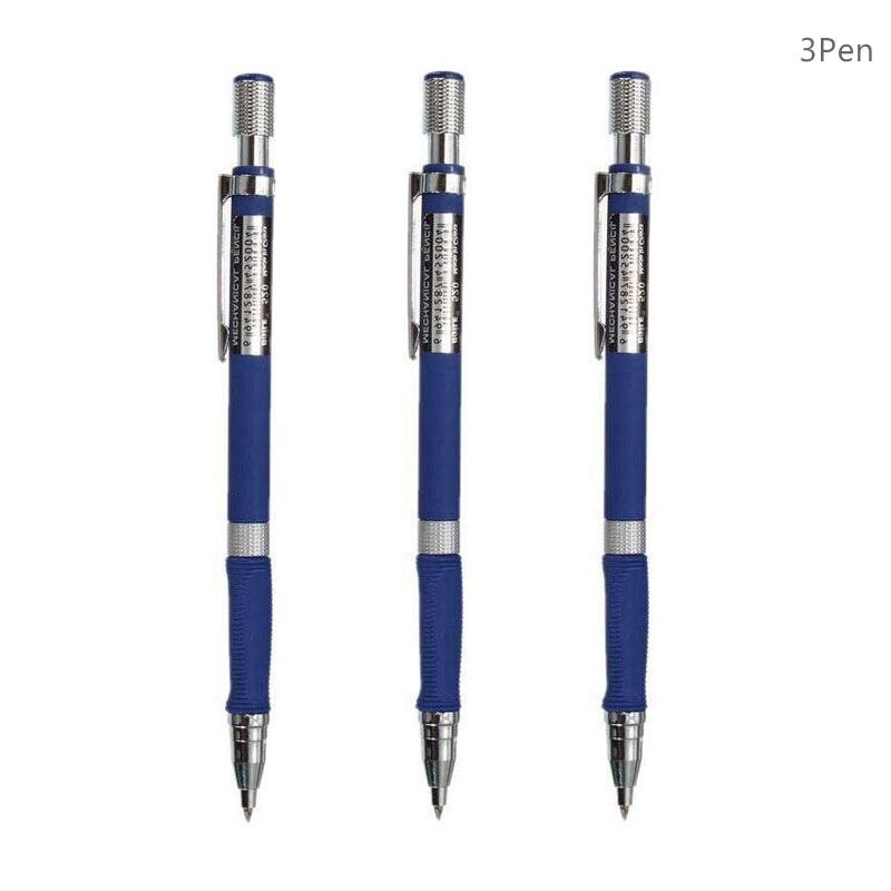 High - Quality 2.0mm Mechanical Pencil Set with 2B Color and Black Lead Refills for Draft Drawing, Writing, Crafting, and Art Sketching