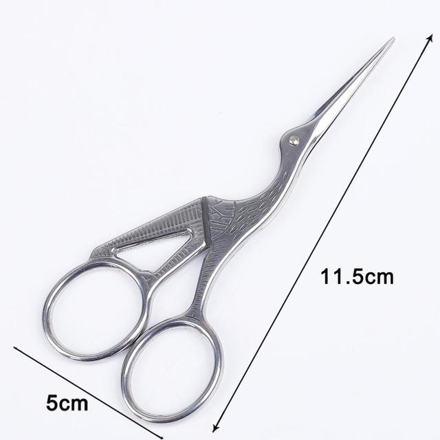 Single Piece of Vibrantly Colored Stainless Steel Vintage-style Scissors for European Classic Craft, Knitting, Sewing, and DIY Jewelry Making - Brand New