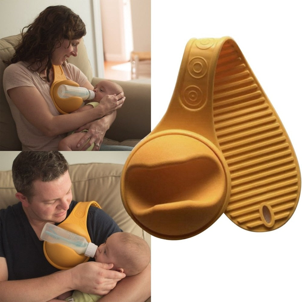 Hands-Free Newborn Baby Bottle Holder Strap for Stroller Feeding