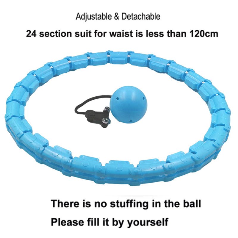 24 - Section Detachable ABS Sport Hoop for Abdominal Workout and Weight Loss