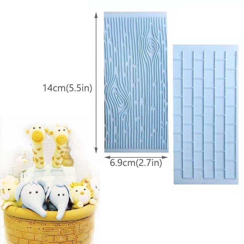 1 Set Blue 3D Plastic Chocolate Cake Fondant Baking Mold for Sugarcraft Decor
