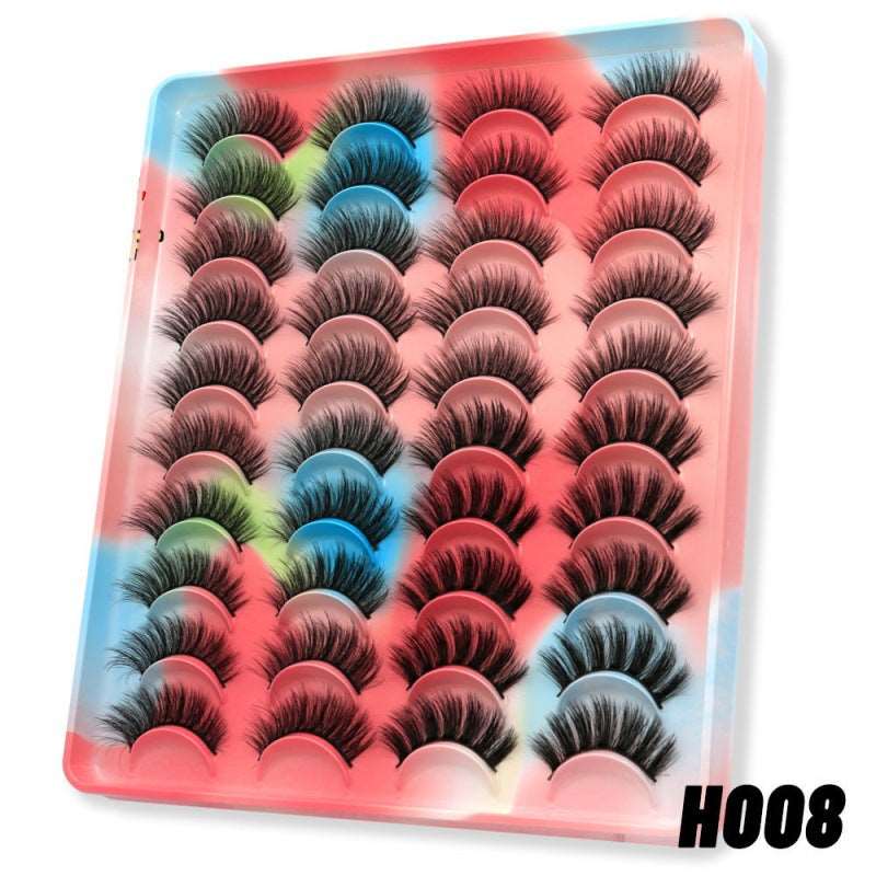 20 Sets of False Eyelashes Designed for the European and American Markets
