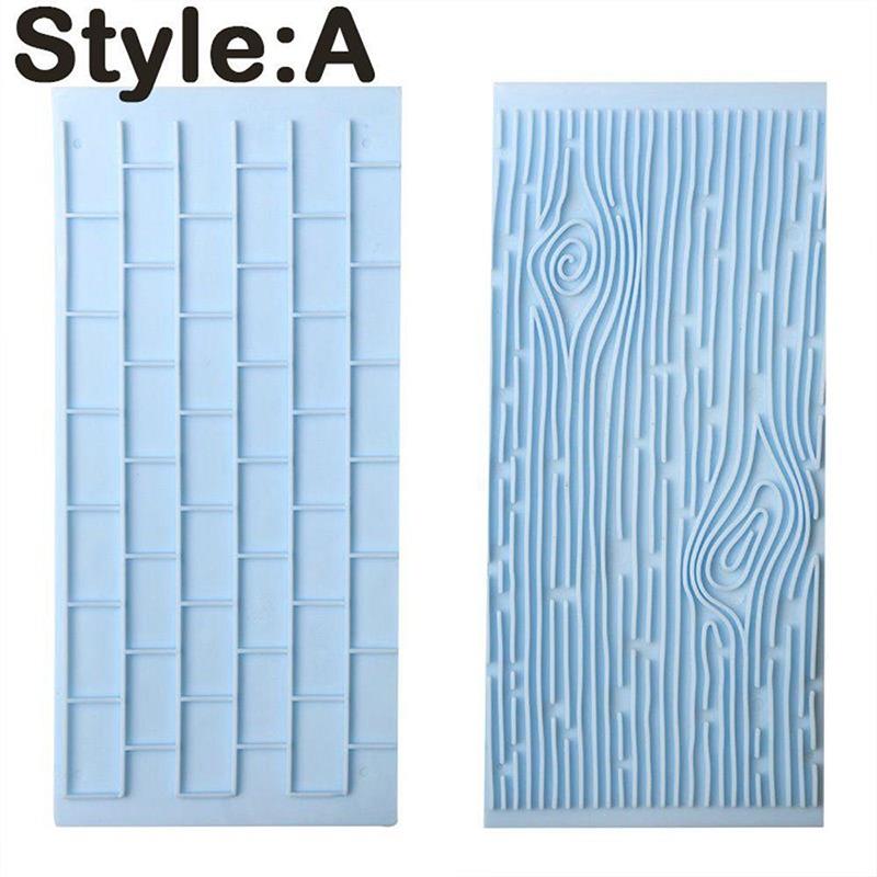 1 Set Blue 3D Plastic Chocolate Cake Fondant Baking Mold for Sugarcraft Decor