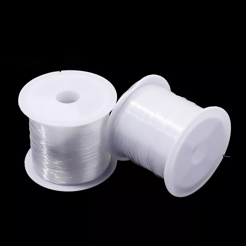 Single Piece of 0.2 - 1mm Clear Non - Stretch Nylon Fishing Line for Beads, Ideal Wire String for Jewelry Making Supplies - Wholesale Available