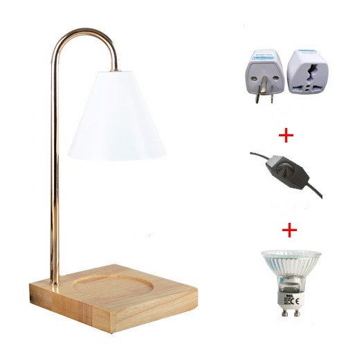 Aromatherapy Dimmable Bedside Table Lamp for Bedroom, Hot Melt Wax Candle Fragrance