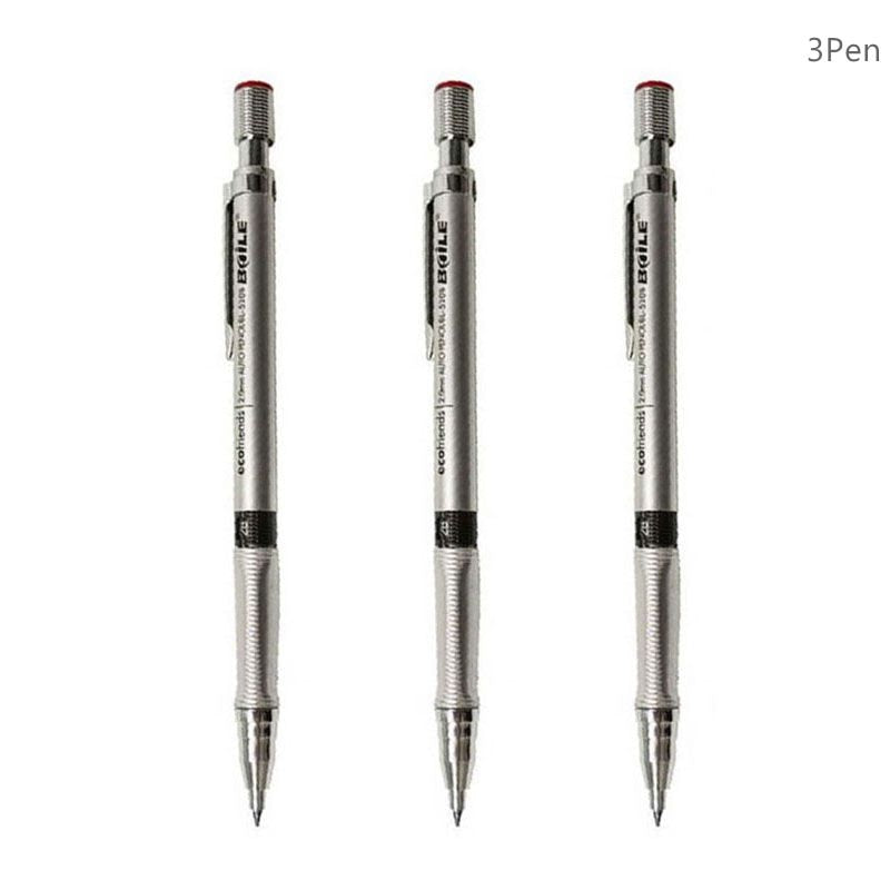 High - Quality 2.0mm Mechanical Pencil Set with 2B Color and Black Lead Refills for Draft Drawing, Writing, Crafting, and Art Sketching