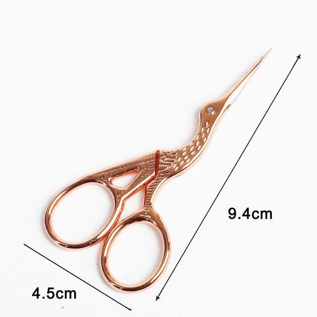 Single Piece of Vibrantly Colored Stainless Steel Vintage-style Scissors for European Classic Craft, Knitting, Sewing, and DIY Jewelry Making - Brand New