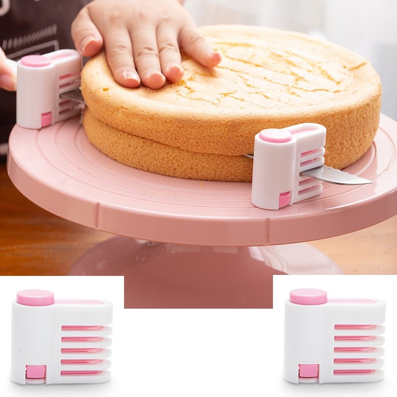 2PCS/Set Adjustable Kitchen Utensils: Bread & Cake Cutter, Leveler & Slicer