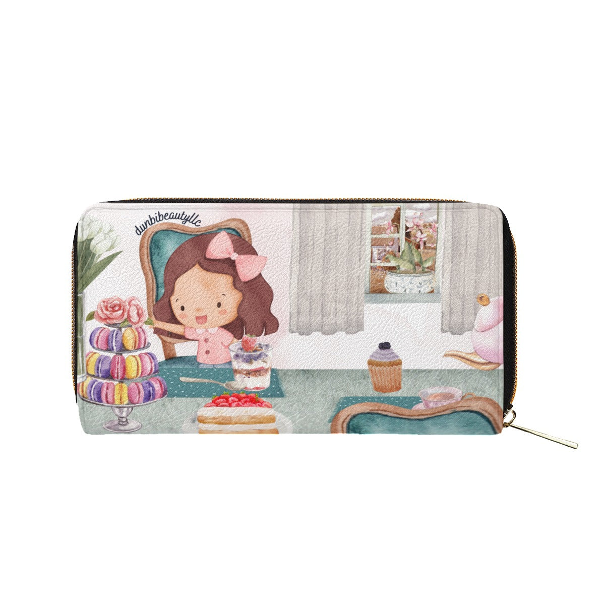 Dunbi Designed Mini Girl's Purse for Tea Party with Cute Dessert Elements