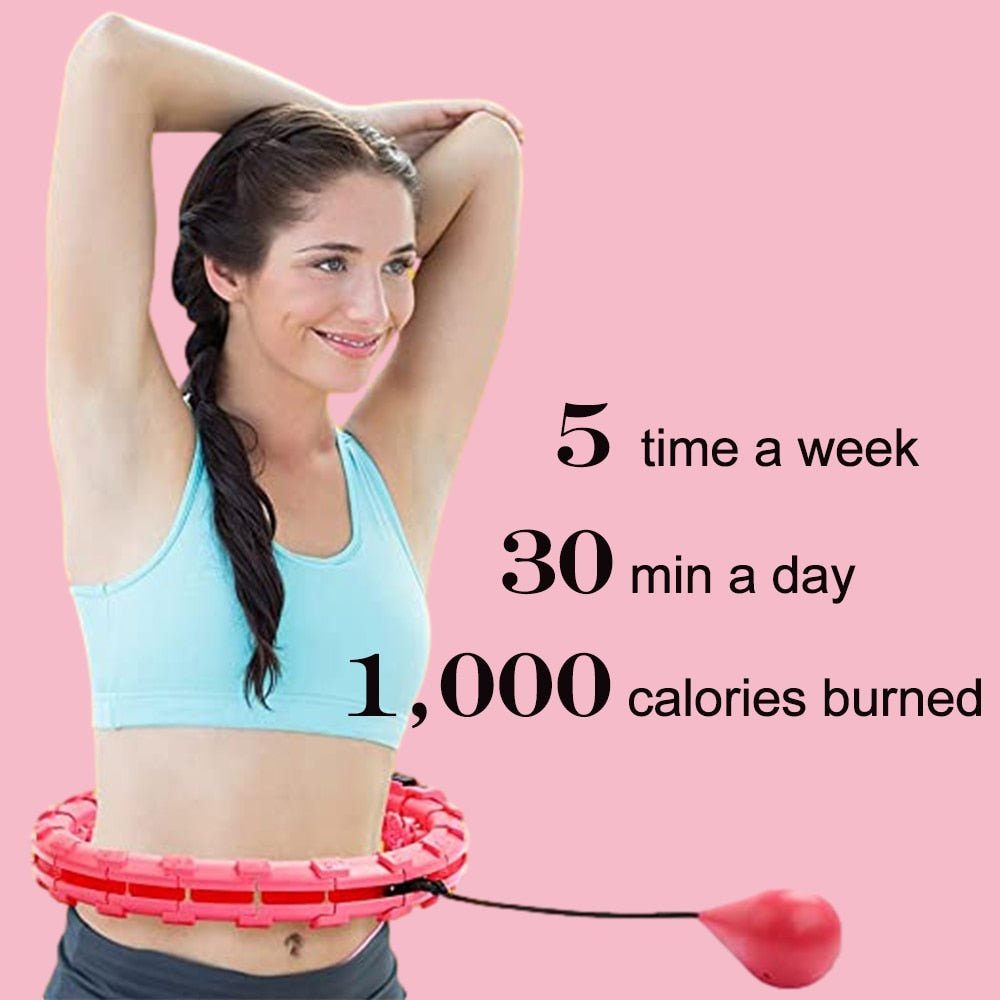 24 - Section Detachable ABS Sport Hoop for Abdominal Workout and Weight Loss