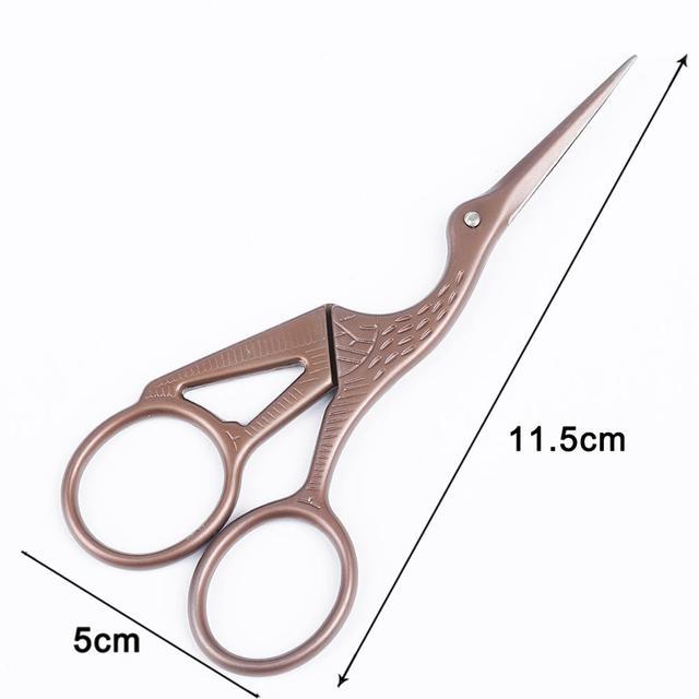 Single Piece of Vibrantly Colored Stainless Steel Vintage-style Scissors for European Classic Craft, Knitting, Sewing, and DIY Jewelry Making - Brand New