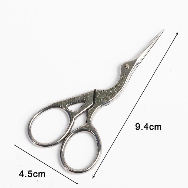 Single Piece of Vibrantly Colored Stainless Steel Vintage-style Scissors for European Classic Craft, Knitting, Sewing, and DIY Jewelry Making - Brand New