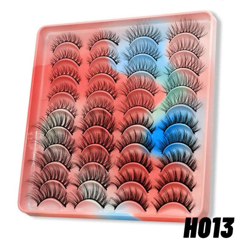 20 Sets of False Eyelashes Designed for the European and American Markets