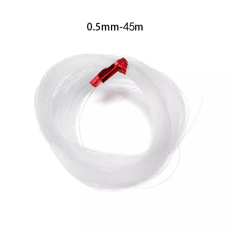 Single Piece of 0.2 - 1mm Clear Non - Stretch Nylon Fishing Line for Beads, Ideal Wire String for Jewelry Making Supplies - Wholesale Available
