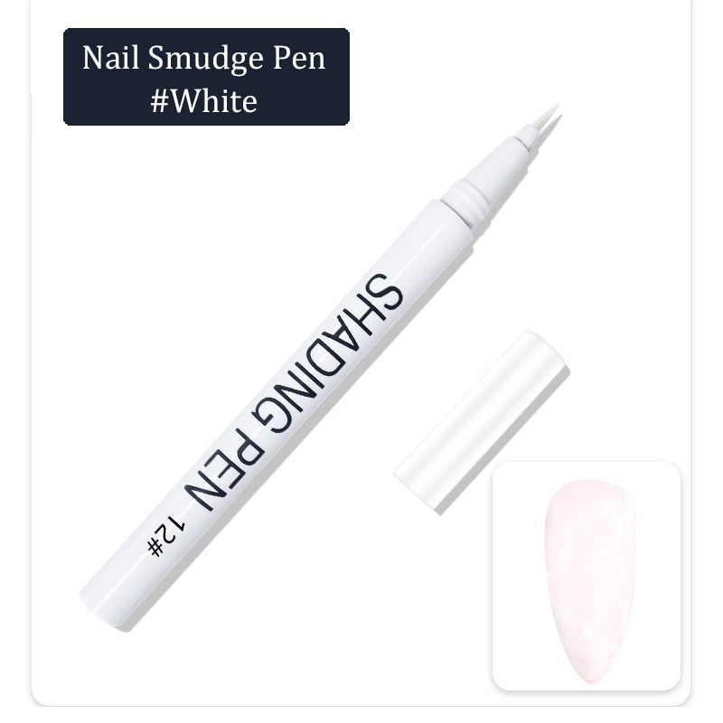 Waterproof White Gel Nail Art Graffiti Pen - Ideal for Manicure Decoration