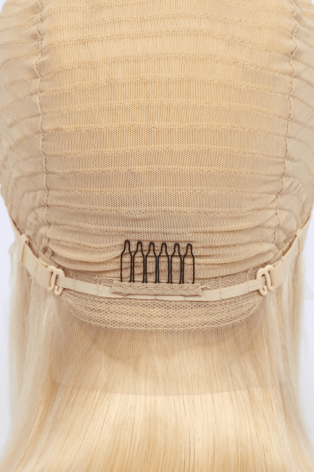 12-inch 160g #613 Human Hair Lace Front Wigs with 150% Density