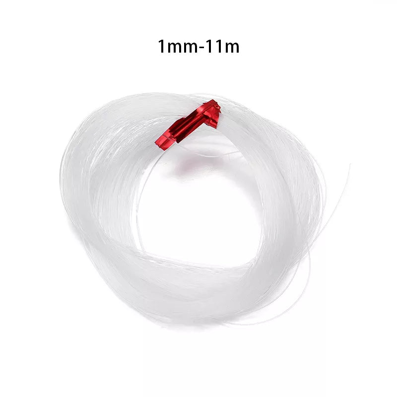 Single Piece of 0.2 - 1mm Clear Non - Stretch Nylon Fishing Line for Beads, Ideal Wire String for Jewelry Making Supplies - Wholesale Available