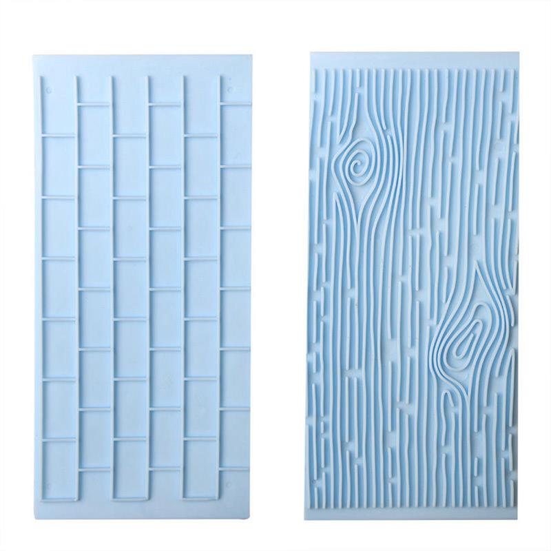 1 Set Blue 3D Plastic Chocolate Cake Fondant Baking Mold for Sugarcraft Decor