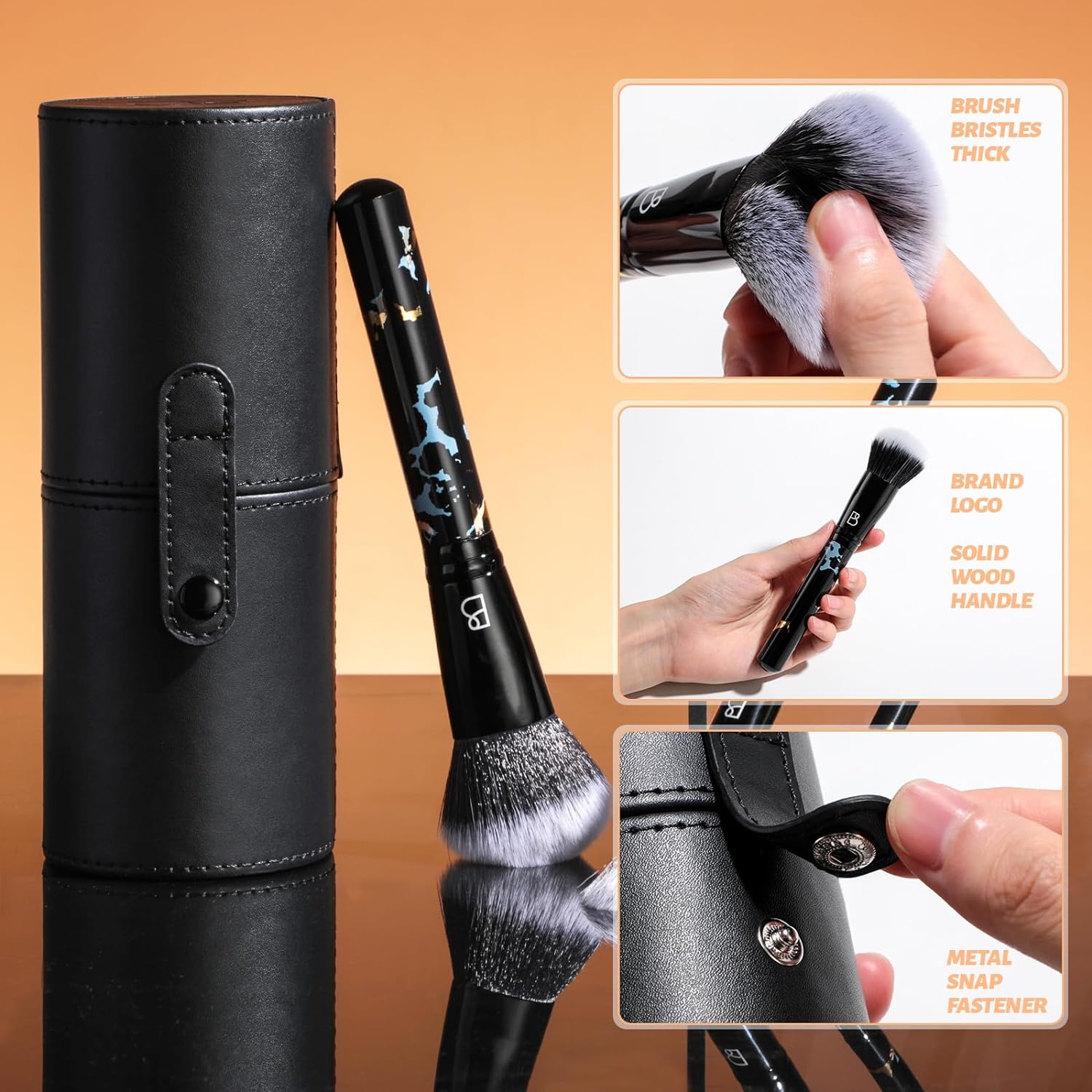 Luxury 10 - Piece Makeup Brush Set for All Your Cosmetic Needs