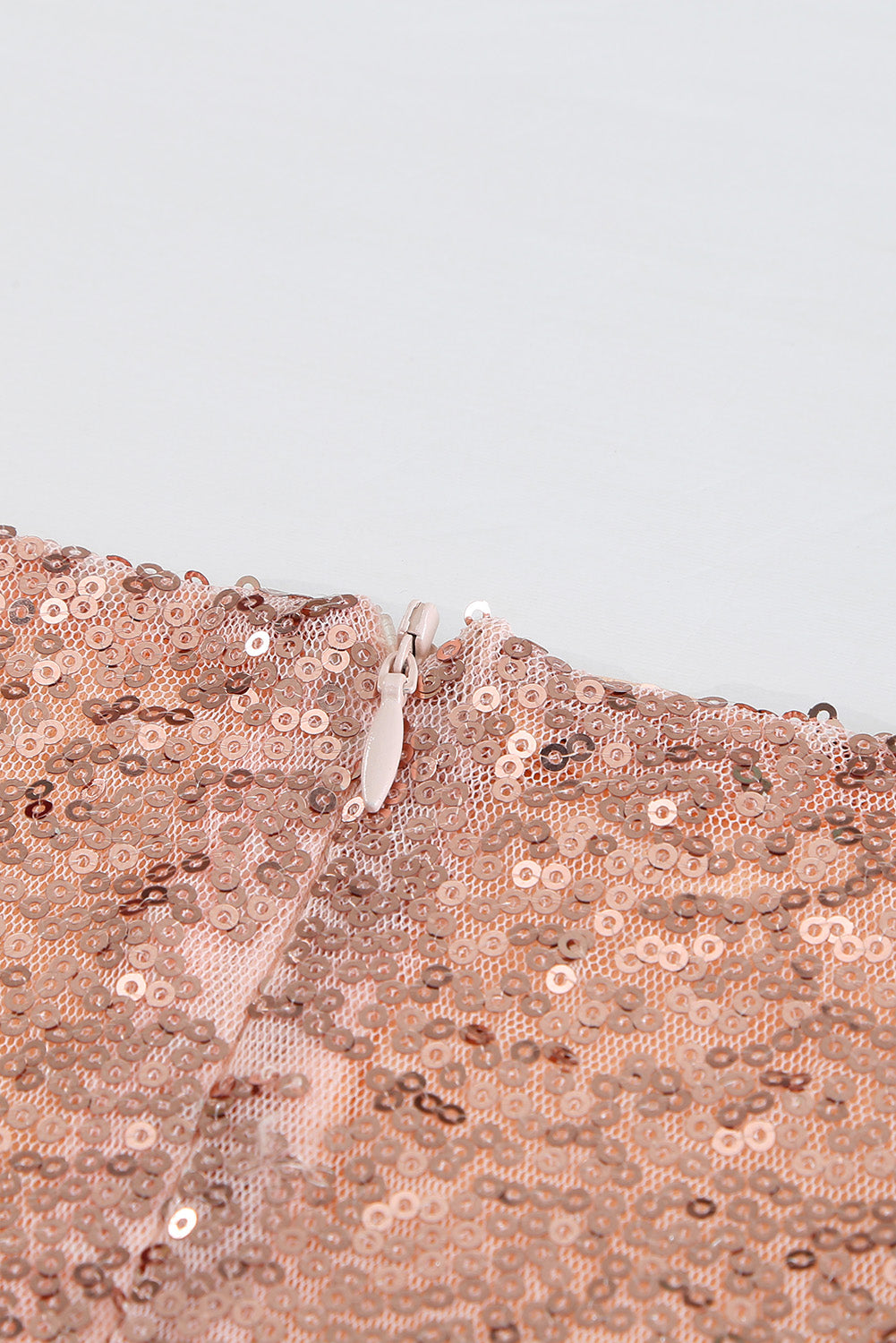 Plus Size Maxi Dress with Sequined Splicing Design
