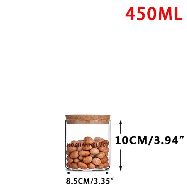 Wholesale Modern Glass Cookie, Candy, Spice, and Condiment Storage Jars with Lids for Kitchen Organization