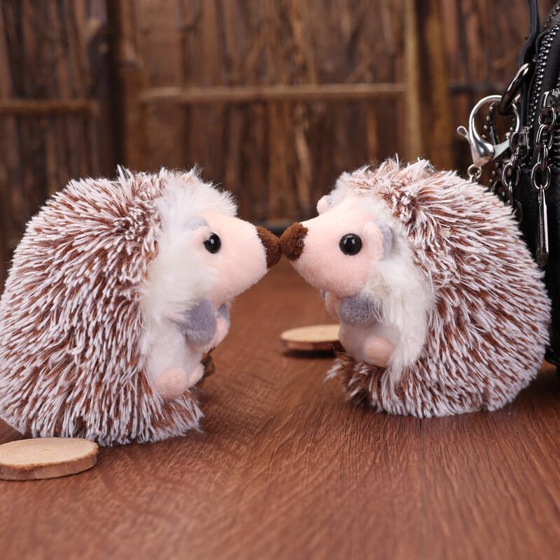 Adorable Little Hedgehog-Shaped Plush Keychain for Decoration and Carry