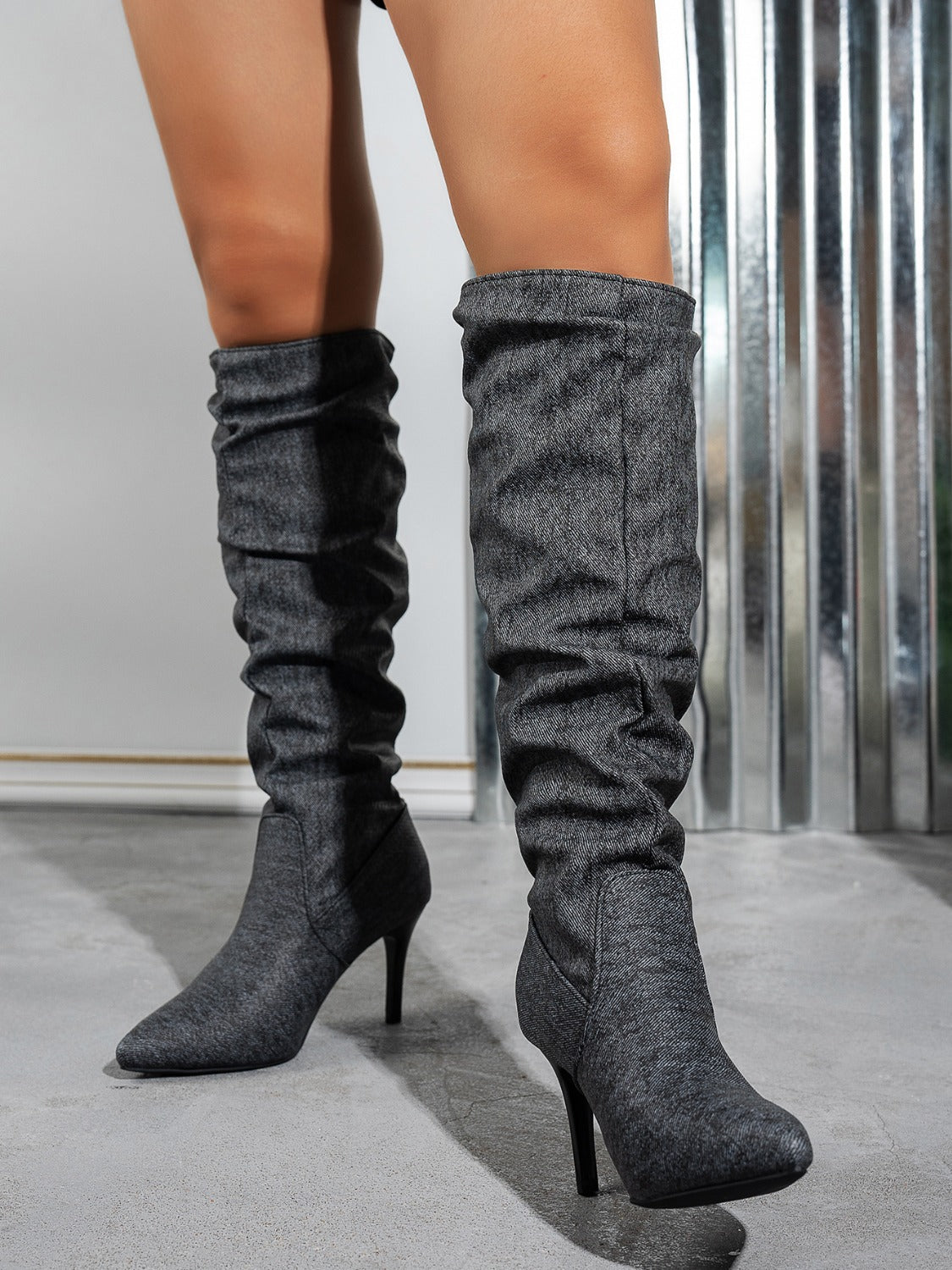 Stylish Pointed Toe Stiletto High - heel Boots for Fashion - Forward Individuals