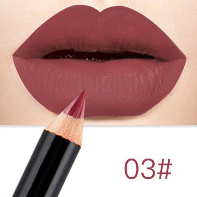 Long - lasting Waterproof Matte Lipstick with 21 Color Options