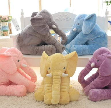 Soft Elephant Doll Pillow for Baby's Comfortable Sleep
