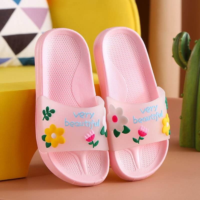 Stylish Girls' Slip-on PVC Sandals with Synthetic Leather Upper