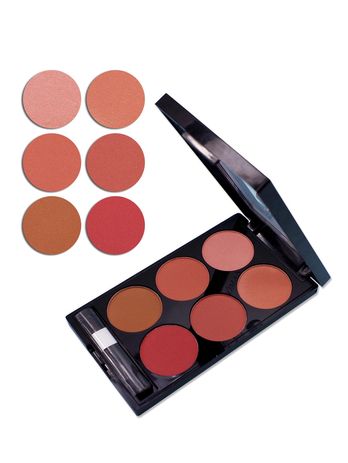 Domestic Multi - color Makeup Boutique: Six - color Blush for Makeup Repair