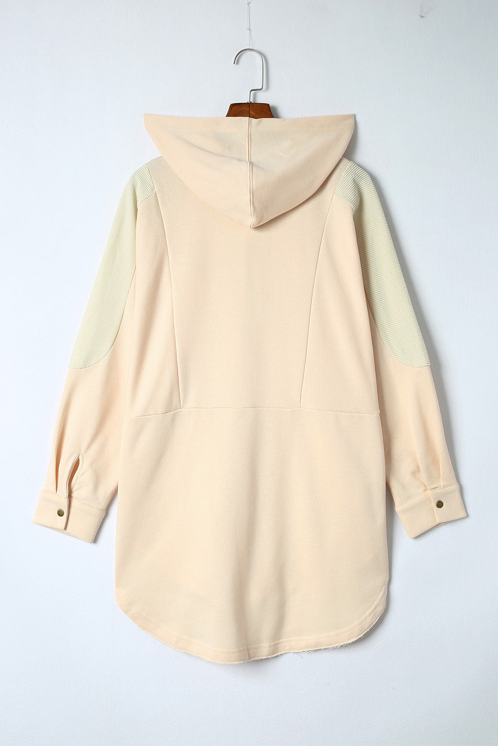Casual Long Sleeve Buttoned Hoodie with Practical Pockets