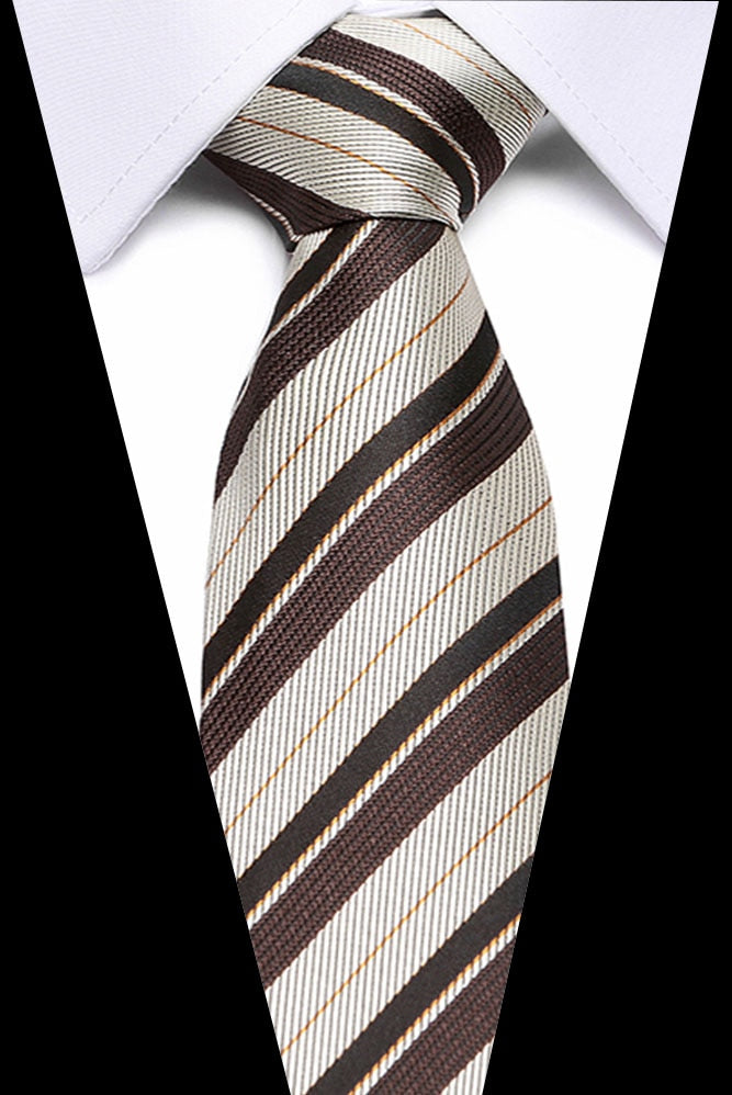 KissLuck Men's 100% Silk Classic Plaid Neckties in Multiple Colors